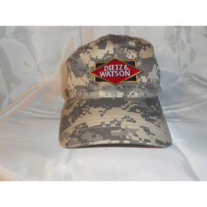 Dietz & Watson Digital Camo American Flag Strapback Hat Cap